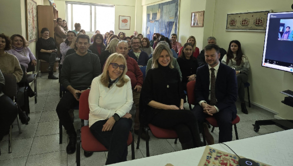 Κοπή πρωτοχρονιάτικης πίτας στην κεντρική υπηρεσία του ΕΚΚΑ